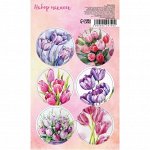 Наклейки для цветов и подарков &quot;Flowers&quot;.