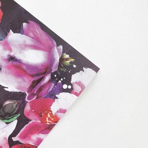 Бумага упаковочная крафтовая «Цветы», 70 x 100 см