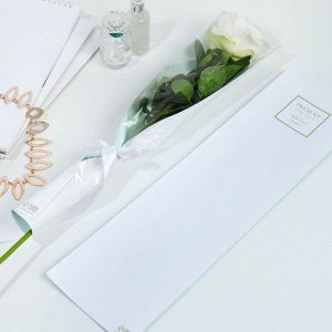 Пакет для цветов с вкладышем «Present for you»