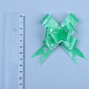 Подарочный Бант - бабочка №1.8, зеленый, для упаковки подарков