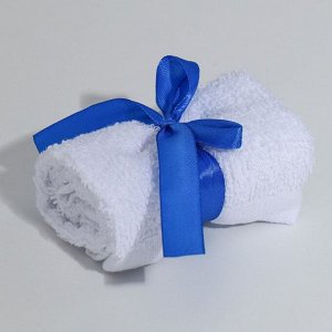 Набор: свеча, мыльные лепестки и полотенце «С 8 марта», аромат ваниль