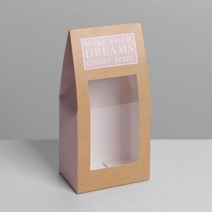 Коробка складная «Make your dreams», 9 х 19 х 6 см