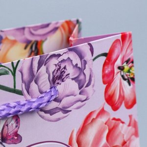 Пакет ламинированный горизонтальный «Цветы для тебя», S 12 ? 15 ? 5,5 см