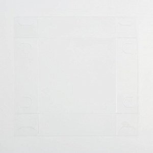 Коробка для кондитерских изделий с PVC-крышкой «Побалуй себя», 10,5 x 10,5 x 3 см