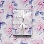 Бумага упаковочная глянцевая «Нежные цветы», 70 x 100 см