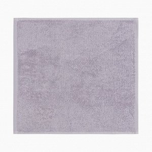 Полотенце махровое &quot;Этель&quot; 30х30 см, цвет светло-серый, 100% хлопок, 340 г/м2