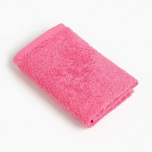 Полотенце махровое &quot;Этель&quot; 30х30 см, цвет розовый, 100% хлопок, 340 г/м2