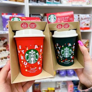 Starbucks Winter Cup 80g - Японский Старбакс Зимний вкус. Пластиковый стакан с кофе