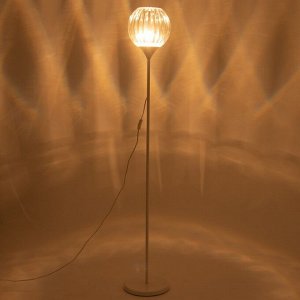 Торшер напольный BayerLux «Клауди», 1x15 Вт, Е27, белый, 27.5x27.5x160 см