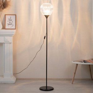 Торшер напольный BayerLux «Клауди», 1x15 Вт, Е27, черный, 27.5x27.5x160 см