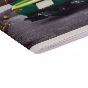 Альбом для рисования А4, 32 листа на скрепке "Скорость без границ", обложка мелованный картон, блок 100 г/м?