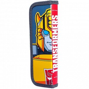 Пенал 1 секция, 55 х 205 х 25 мм, Трансформеры Transformers, ламинированный картон