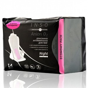 INSO Anion O2 прокладки night 14 ШТ