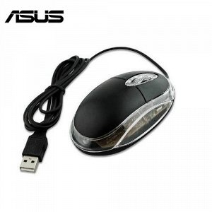 Проводная мышка ASUS черная для ПК, Ноутбука