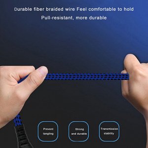 NEW ! Кабель зарядный MARK DT Delta Force, 5A, 1М и 2М USB на Type-C, Micro USB, iOS Lightning