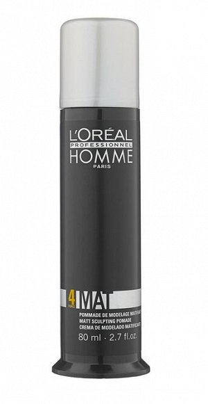 Матирующая паста для волос Homme Mat, сильная фиксация, 80 мл