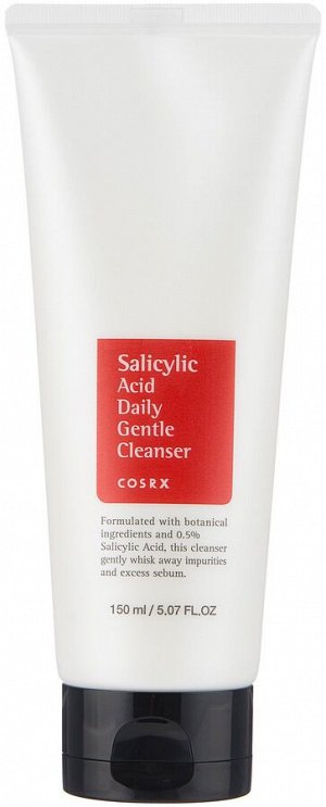 COSRX Пенка для умывания с салициловой кислотой при проблемной коже Salicylic Acid Daily Gentle Cleanser, 150 мл