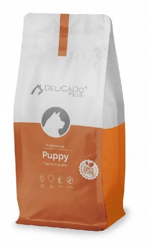 DELICADO®️DOG PUPPY Корм для щенков с индейкой, 10кг