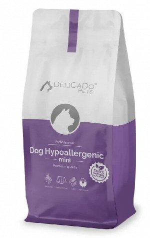DELICADO®️DOG HYPOALLERGENIC MINI Корм для собак с пищевой аллергией с ягнёнком и рисом,10кг