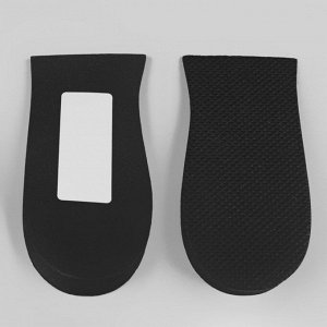 Подпяточники-платформа для обуви, 12,5 × 6 х 2 см, цвет чёрный (1 пара)