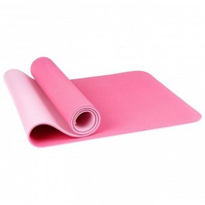 Коврик для йоги Sangh, 183x61x0,8 см, цвет розовый