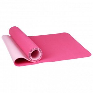 Коврик для йоги Sangh, 183х61х0,6 см, цвет розовый