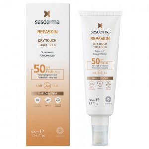 Сесдерма Солнцезащитный крем-гель Dry Touch SPF 50, 50 мл (Sesderma, Repaskin)