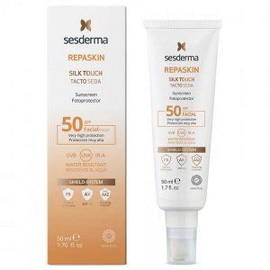 Сесдерма Солнцезащитное средство с нежностью шелка для лица REPASKIN SILK TOUCH Facial Sunscreen SPF 50, 50 мл (Sesderma, Repaskin)