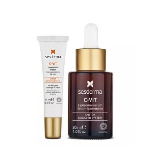 Сесдерма Набор с витамином С: крем для век, 15 мл + сыворотка, 30 мл (Sesderma, C-Vit)