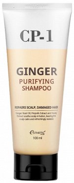 ESTHETIC HOUSE Восстанавливающий шампунь для волос с имбирем CP-1 GINGER PURIFYING SHAMPOO, 100 мл.