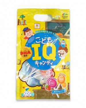 Детские леденцы с Омега-3 для мозговой активности IQ Candy DHA, 10шт