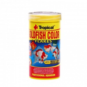 СИМА-ЛЕНД Корм Tropical Goldfish Color для усиления окраски золотых рыб, 250 мл, 50 г