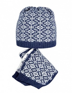 Комплект для девочки (шапка + шарф)