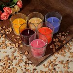 LADECOR Свеча ароматическая в стеклянном стакане, 8х7,5 см