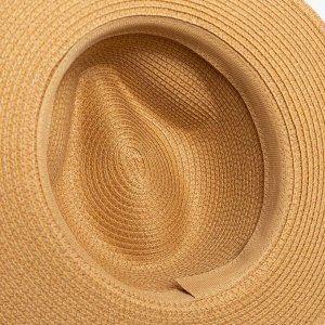 Шляпа женская MINAKU цвет бежевый, р-р 56-58