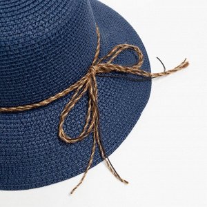 Шляпа женская MINAKU цвет синий, р-р 56-58