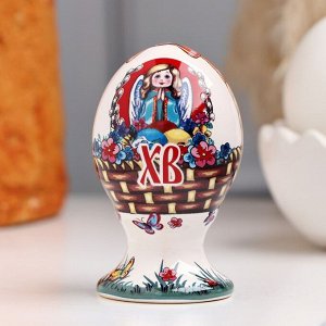 Сувенир "Яйцо малое. Корзинка", 7 см