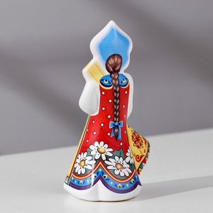 Сувенир кукла "С балалайкой", 12 см, керамика