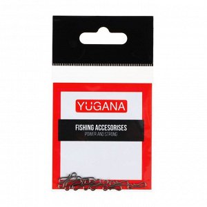 Застежка YUGANA, F-6025, №0, 5 кг, 10 шт