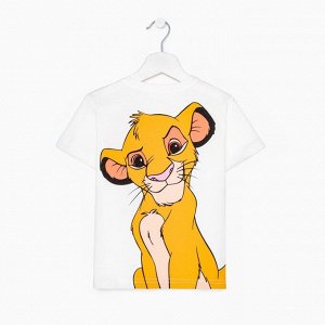 Футболка детская Simba, цвет белый.