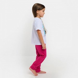 Комплект для девочки (футболка, брюки) «Холодное сердце», Disney, рост 98-104 (30)