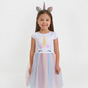 Платье детское «Единорог» KAFTAN 32 (110-116 см)