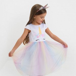 Платье детское «Единорог» KAFTAN 32 (110-116 см)