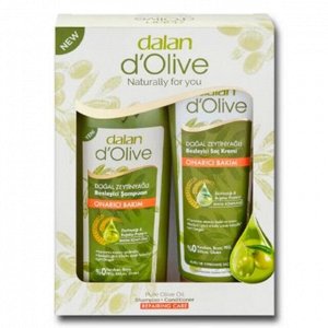 Косметический подарочный набор "Dalan d"Olive": шампунь 400мл, кондиционер 200мл (Турция)