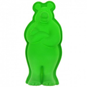 Форма силиконовая для выпекания "Медведь" 27х12см, h6см (Китай)