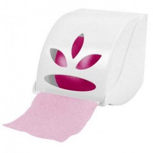 Держатель для туалетной бумаги пластмассовый "Фантазия" 13х11,3х11,7см, цвета микс (Россия)