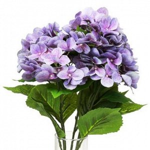 Букет "Гортензия" цвет - фиолетовый, 52см, 5 цветков - д15х7см (Китай)