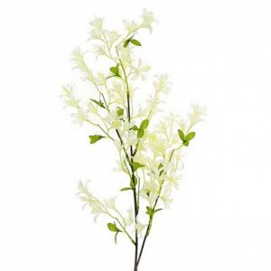 Декоративная ветка "Жасмин" цвет - белый, 104см (Китай)