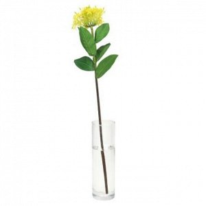 Цветок "Искора" цвет - желтый, 65см, цветок - 13х8см (Китай)