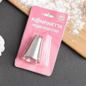 Насадка кондитерская KONFINETTA «Закрытая роза», d=3 см, выход 0,9 см, нержавеющая сталь